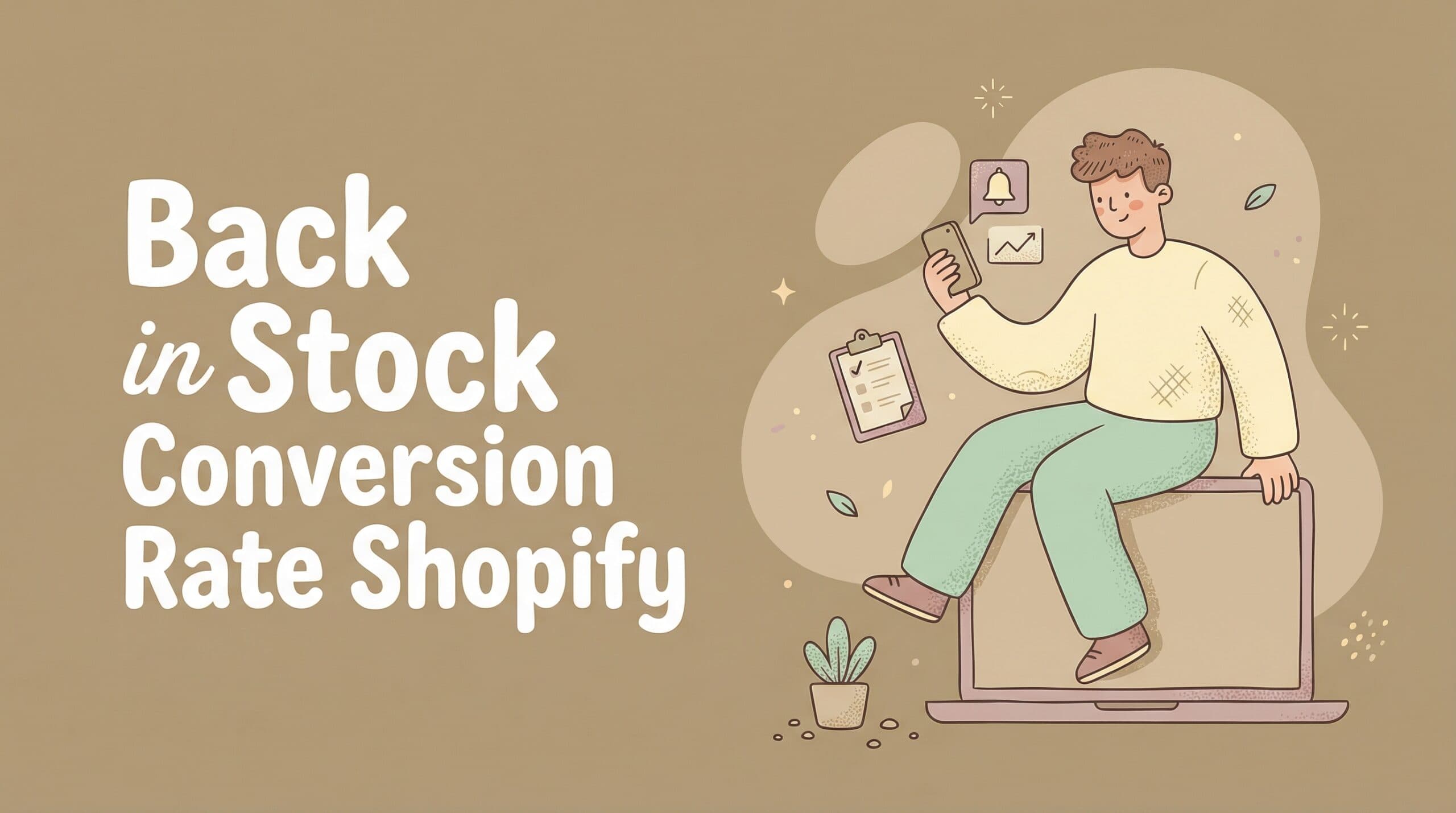 Back-in-stock conversion rates on Shopify, four-stage funnel optimization
