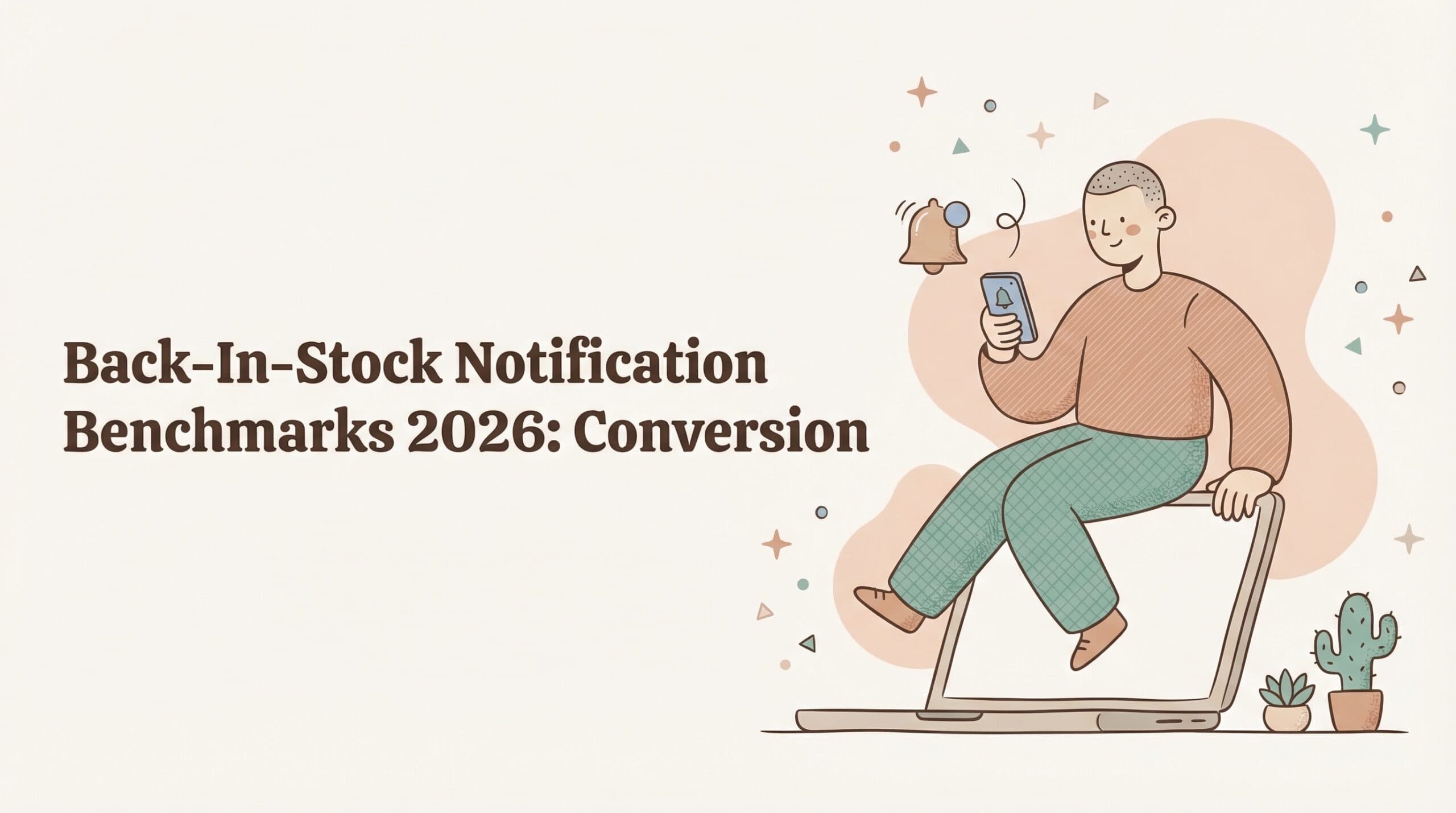 Back-in-stock notification benchmarks 2026: what the data actually says